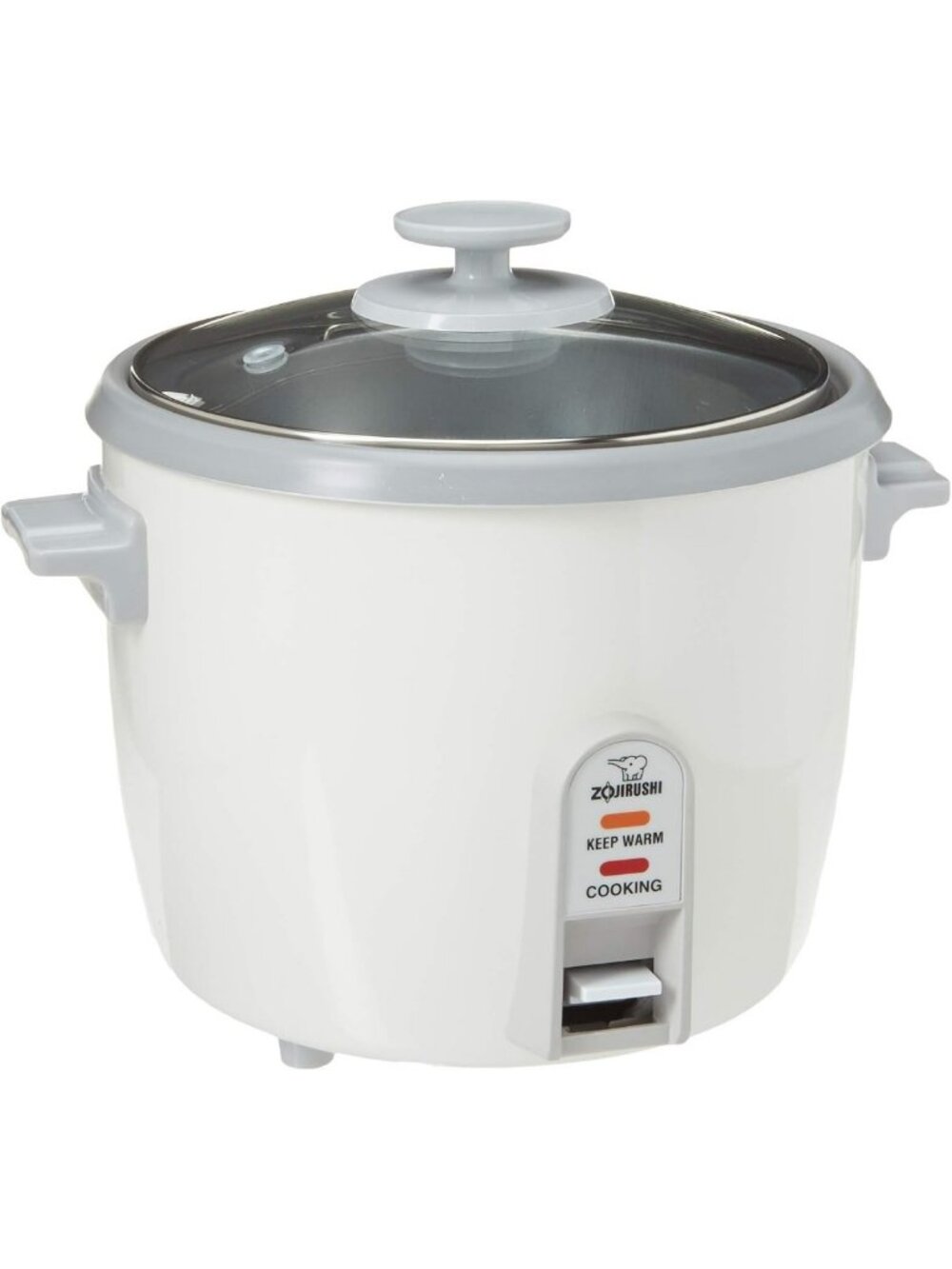 6-Cup Rice Cooker with Steamer Basket, Easy Clean Non-Stick Interior